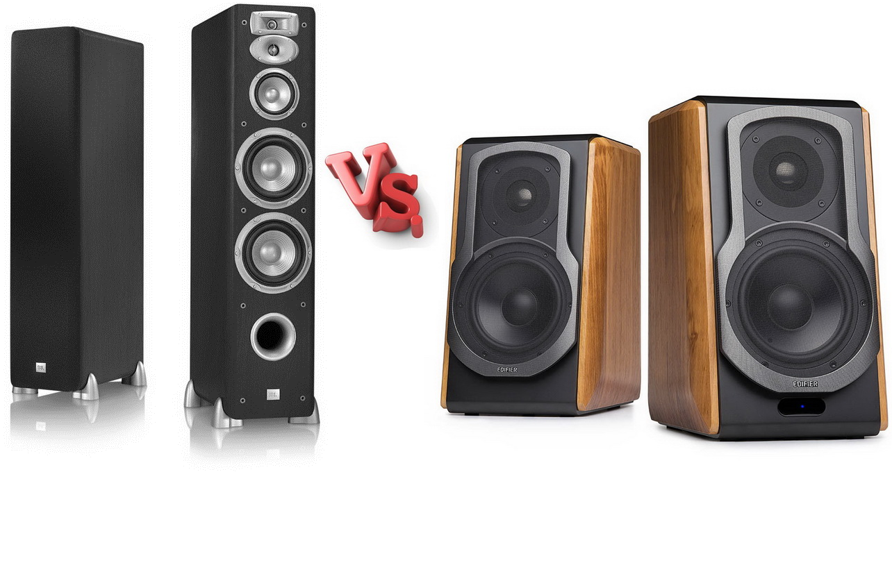 Floor Standing vs. Bookshelf Speakers