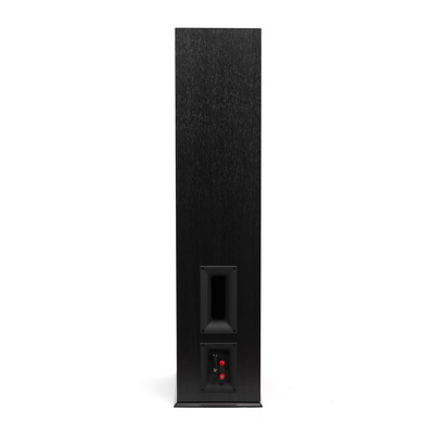 The rear panel of the Klipsch RP-280F The rear panel of the Klipsch RP-280F