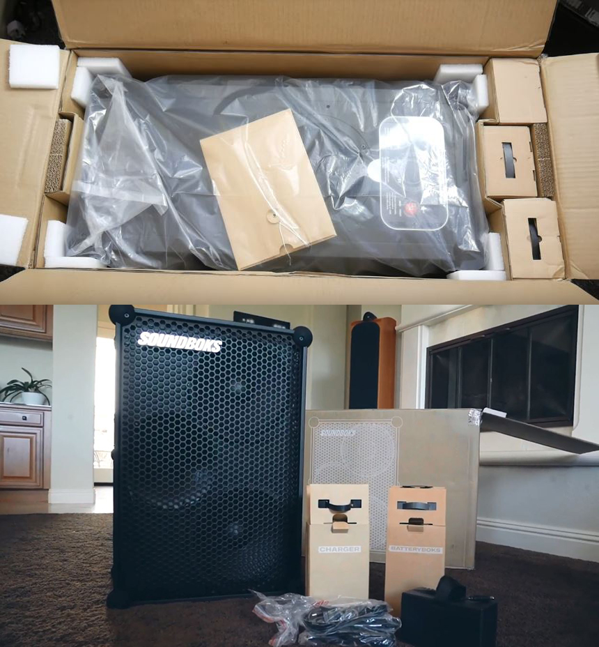 NEW SOUNDBOKS box contents