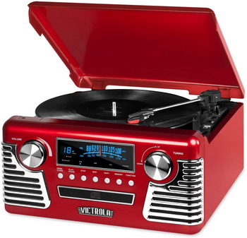 Victrola 50's Retro Bluetooth Record Player