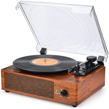 WOCKODER Record Player Turntable